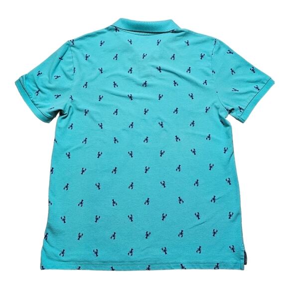 Old Navy Short Sleeve Built in Flex Polo Shirt with Lobster Print Men's Large - Picture 8 of 8
